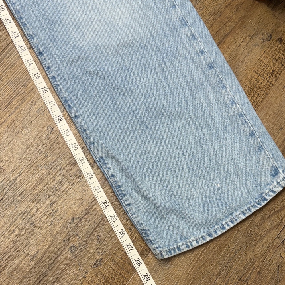 GAP Wide-Leg classic blue Women’s high rise straight leg Jeans size 26 - Picture 7 of 8